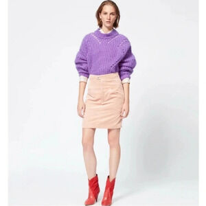 Isabel Marant pink corduroy skirt